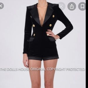 Never worn! Luce Tux Playsuit by The Dolls House
